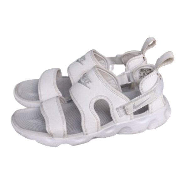 Nike Owaysis Sandals White CK9283-100 Women’s Size 8 Strap Slide - Picture 1 of 4